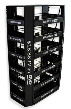 DVD Display Rack